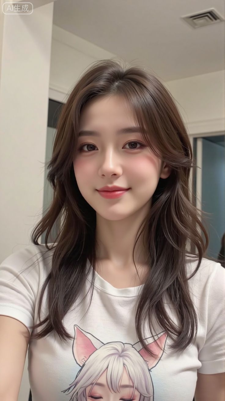 Korean Girl Hidden Face DP